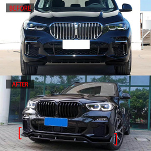 สปลิตเตอร์กันชนหน้า BMW สีดำเงา วัสดุ ABS สำหรับ X5 G05 ปี 2020-2023 - Product Image 2