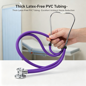 Stéthoscope médical à double tête certifié CE MDR, outil de diagnostic cardiaque pour médecins, infirmières et étudiants en médecine - Product Image 3