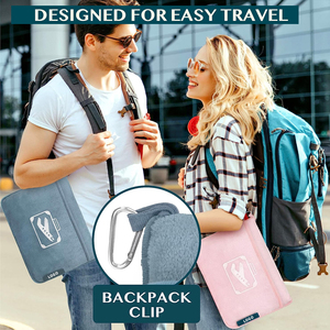 الأعلى مبيعًا 2 في 1 مع كيس وسادة ناعم ، غلاف حقيبة أمتعة اليد وحقيبة الظهر ، مشبك نمط حديث متين - Product Image 6