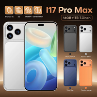 Smartphone débloqué I17 Pro Max 2025 – Téléphone portable 5G Android 15 de haute qualité – Étui de téléphone de jeu 5G mondial
