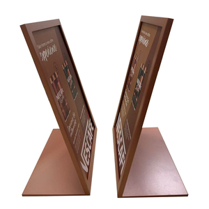 Hoge kwaliteit acryl tafelmenuhouder L-vormig, plastic tafelstandaard voor restaurants en koffietenten - Product Image 4