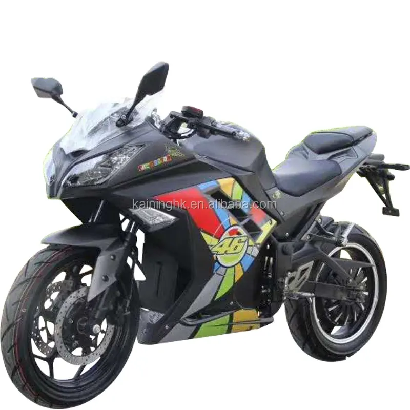 Sepeda Motor Balap Kualitas Tinggi 3000W 8000W 17 "Daya Super Off Road 72V 48ah Baterai Ebike