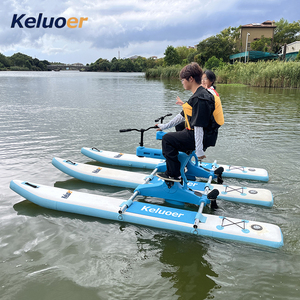 <span class=keywords><strong>Bicicleta</strong></span> acuática tándem inflable de buena calidad, <span class=keywords><strong>bicicleta</strong></span> acuática de agua de Color azul - Product Image 5