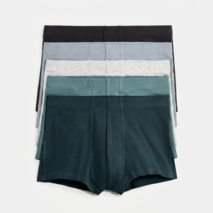 Paquete Múltiple de Ropa Interior Masculina Antibacteriana 95% Algodón |   Calzoncillos Boxer Elásticos y Suaves |   Tela de Punto |   Personalizado - Product Image 1