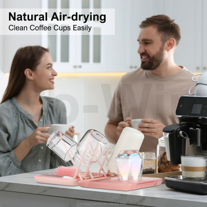 US EU Patent Baby Products 6 in 1 <b>Storage</b> Holders <b>Racks</b> Silicone Bottle Brush Travel Portable Baby Feeding Bottle Drying <b>Rack</b> - Product Image 5