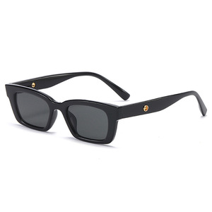 Gafas de Sol Qianai para Mujer, Montura Cuadrada, UV400, Montura de PC, Lentes AC, Color Negro, Estilo Ojo de Gato, K4-1996 - Product Image 5