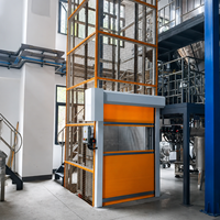 Plateforme élévatrice hydraulique industrielle personnalisée, élévateur vertical de marchandises pour atelier et entrepôt