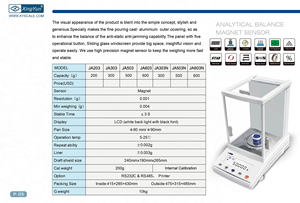 Balance de laboratoire numérique Veidt pour XINGYUN JA1203, capacité 1200g, précision 0,001g, pour pesage analytique - Product Image 5