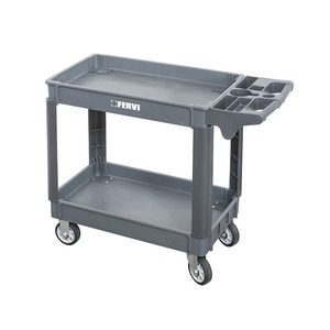 FERVI 2-Vessel Polypropylene Utility <b>Cart</b> Durable and Practical - Product Image 1