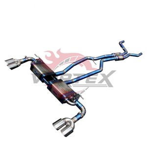 Escape Catback VORTEX Blue Burnt Titanium Valvetronic para Porsche Cayenne 958/958.2 3.0T/3.6/4.8/4.8T 2011-2017, Instalación Directa - Product Image 3