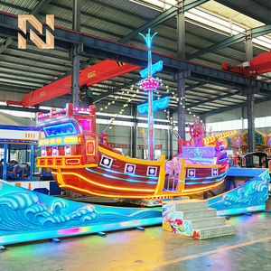 Atracción de <span class=keywords><strong>Barco</strong></span> <span class=keywords><strong>Pirata</strong></span> con Luces LED, 75KW, FRP, Acero, 3500KG, para Parques de Diversiones Interiores y Exteriores, en Venta - Product Image 4