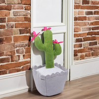 Haute qualité créatif Cactus jouet arrêt de porte décoration de la maison peluche sable tissu arrêt de porte Cactus forme pot de fleurs bouchon de porte