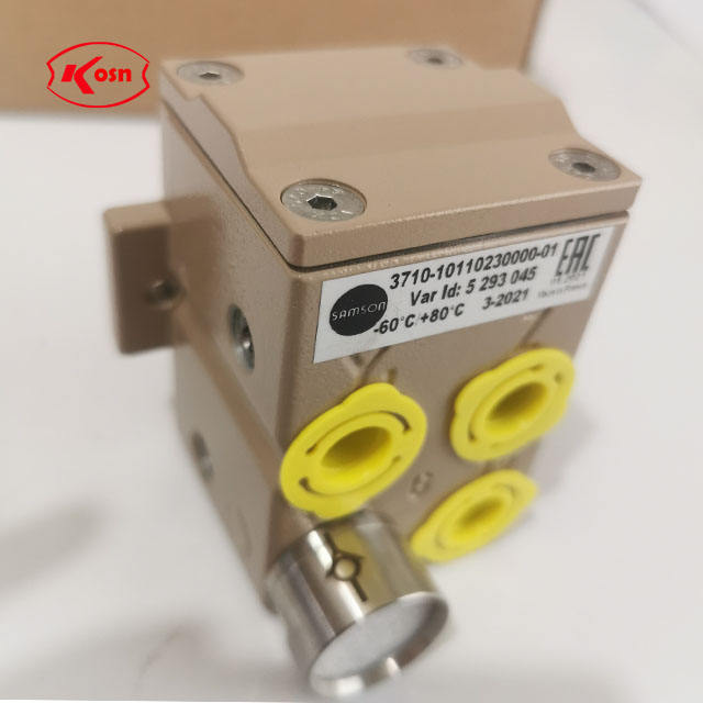 Samson 3710-10110230000-01 with Pressure Gauges on 3730 Positioner