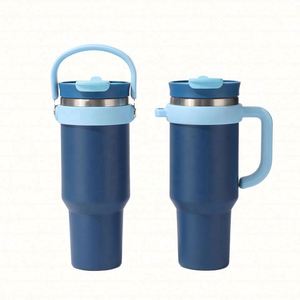 Hot Sale 40oz Portable Handle <b>Insulated</b> Stainless Steel Tumbler Large Capacity Travel Camping <b>Mug</b> - Product Image 2