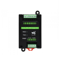 Module de sortie PWM industriel 4 canaux Waveshare avec Modbus RTU, interface RS485 isolée, fréquence et cycle de travail