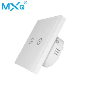 MXQ inteligente inalámbrico wifi interruptor de luz táctil vida inteligente