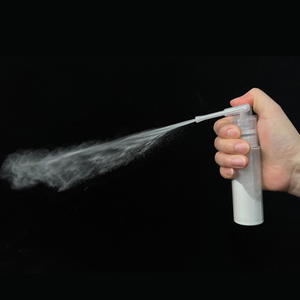 Botella de <span class=keywords><strong>Spray</strong></span> con Bomba Airless Transparente de PET, Impresa con Serigrafía, con Tapa de Rosca para Polvo Suelto, de 14ml a 60ml, en Oferta - Product Image 5