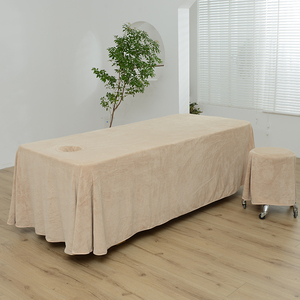 Drap <span class=keywords><strong>de</strong></span> <span class=keywords><strong>table</strong></span> <span class=keywords><strong>de</strong></span> <span class=keywords><strong>massage</strong></span> uni, <span class=keywords><strong>housse</strong></span> complète avec bande élastique, <span class=keywords><strong>housse</strong></span> <span class=keywords><strong>de</strong></span> <span class=keywords><strong>table</strong></span> <span class=keywords><strong>de</strong></span> <span class=keywords><strong>massage</strong></span> SPA avec trou pour la respiration - Product Image 5