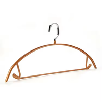 Cintre semi-circulaire de ménage armoire de chambre à coucher cintres enduits de pvc antidérapants