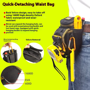 Bolsa Multifuncional Portátil para PDA y Teléfono, Bolsa de Herramientas de Fijación Rápida, Bolsa Especial para Logística y Mensajería - Product Image 2