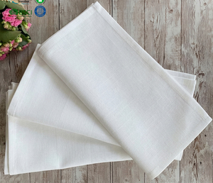 Servilletas de Jacquard de Algodón 100% Blancas Elegantes de 20x20 Pulgadas al por Mayor, Reutilizables para Decoración de Comedor, Buffets y Centros de Convenciones - Product Image 1