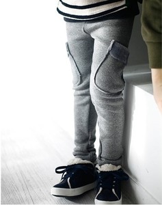 Vente en gros en ligne de vêtements pour enfants, pantalon décontracté en coton avec poche pour filles, fabriqué en Chine - Product Image 1