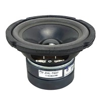Haut-parleur médium-grave métallique haute puissance 8 Ohm 80W RMS, réponse en fréquence 56Hz-1300Hz, bobine vocale 3 pouces, système audio professionnel