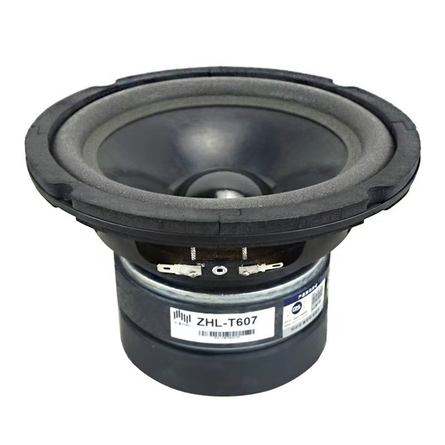 8 Ohm 80W RMS High Power Mid Bass Metal Speaker Driver 56Hz-1300Hz Frequency Response 3 Inch Voice Coil Pro Audio Sound System