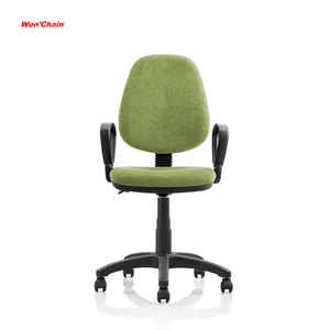 Wenchen Computer Desk Offical Chair Supplier Adjustable Mid Back Lively Office Staff Task Chair