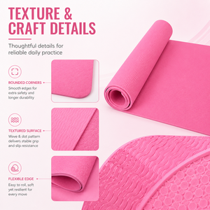 <span class=keywords><strong>Tapis</strong></span> de <span class=keywords><strong>yoga</strong></span> épais <span class=keywords><strong>Gaiam</strong></span> Premium imprimé antidérapant pour exercices de fitness, <span class=keywords><strong>yoga</strong></span>, pilates et entraînements au sol, Indigo Sundial 5 mm PVC avec sac - Product Image 3
