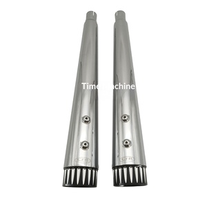 ส่วนท้ายท่อไอเสีย CFR แบบสองไฟสีเงินสำหรับรถขับบนถนนร่อนขนาดใหญ่ - Product Image 3