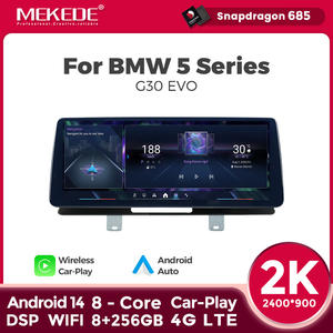 MEKEDE 2K Car-play <span class=keywords><strong>Auto</strong></span> <span class=keywords><strong>Android</strong></span> 14 snapdragon 685 <span class=keywords><strong>8</strong></span> + 256G lettore multimediale 4G per BMW 5 serie G30 EVO - Product Image 5