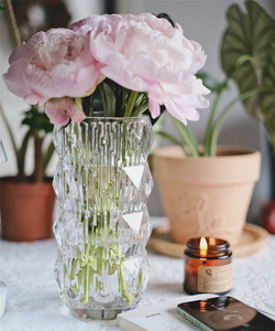<span class=keywords><strong>Vase</strong></span> en cristal de première qualité, décoration d'intérieur de luxe, moderne, bouteille à <span class=keywords><strong>fleurs</strong></span> de haute sensibilité, améliore l'arrangement floral - Product Image 3