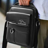 Sac bandoulière en cuir véritable Kangaroo Prince, en cuir de vachette, pour affaires, vente en gros