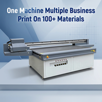 Mesin Printer UV Flatbed 2513L Komersial untuk Kaca & Berbagai Permukaan, Printer Foto UV Flatbed