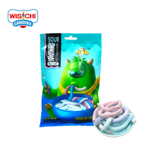 Caramelle Gommose Colorate a Forma di Noodle, Gusto Frutta, Morbide e Dolci, Snack di Zucchero Filato - Campione Gratuito, Vendita all'Ingrosso - Product Image 2