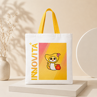 Sac fourre-tout en toile de coton personnalisé avec impression couleur, sac à main en toile avec logo publicitaire, sac à bandoulière, sac de shopping en toile