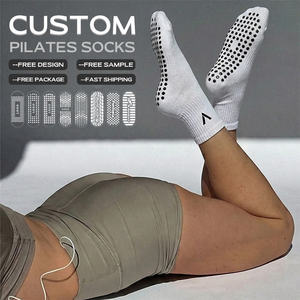 Bilu Professional Toeless/Full Grip Pilates <b>Socks</b> Non-Slip Breathable Cotton Yoga <b>Socks</b> Women Anti-Skid Exercise Sports <b>Socks</b> - Product Image 2