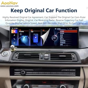 Radio para Auto de 14.9 Pulgadas para BMW Serie 5 F10 F18 GT E60 Serie 3 F30 Serie 7 F01 2003-2019, Reproductor Multimedia Android con GPS y Video - Product Image 4