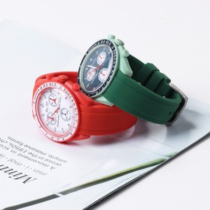<span class=keywords><strong>Bracelet</strong></span> de montre en caoutchouc silicone Lionorm, 20 mm, 22 mm, extrémités incurvées, <span class=keywords><strong>bracelet</strong></span> de remplacement pour homme et femme, sport, étanche - Product Image 5