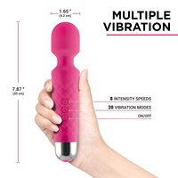 Vibrateur rose personnalisé avec logo, masseur électrique, dildo vaginal, vibrateur point G, baguette vibrante, jouets sexuels pour femme
