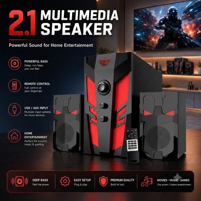 Factory Price 2.1 Blue Tooth Subwoofer Multimedia Speaker With USB SD FM Computer Speaker