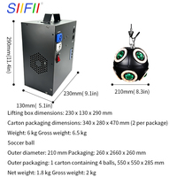 Luz de Bola Cinética RGBW DMX de 200W Directa de Fábrica, 8x4 en 1 LED, con Cabrestante de 1.5M para Iluminación de Escenario en DJ, Clubes, Conciertos y Bodas