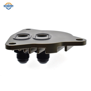 Refroidisseur d'huile de Transmission pour <span class=keywords><strong>VOLVO</strong></span> S60L S90 XC40 <span class=keywords><strong>XC60</strong></span> XC90 V40 V60 boîte de vitesses système de refroidissement d'huile adaptateur de filtre à huile - Product Image 6