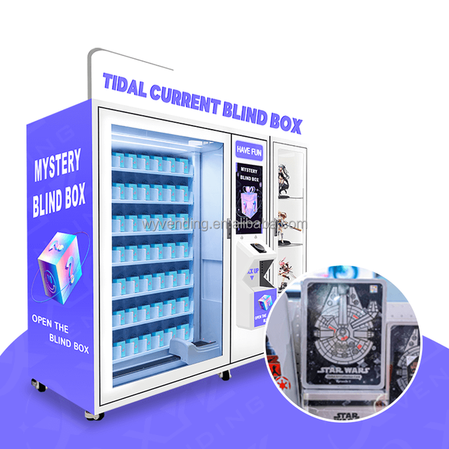 XY Elevator Lucky Gifts Kids Toys Mystery Blind Box Vending Machine With Showroom