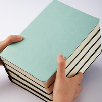 Carnet de notes A5 ultra-épais à couverture souple avec couverture en cuir pour la tenue de registres de réunion de travail Carnet de notes promotionnel