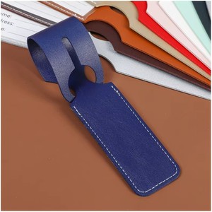 Etiqueta de equipaje de PVC de color sólido, impermeable, ultraligera, personalizada con nombre, dirección, teléfono, identificador de viaje, minimalismo urbano a la moda - Product Image 2