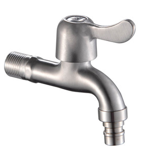Vente en gros Robinet d'eau froide extérieur Clé antivol Poignée en aluminium Vanne en céramique pour bassin pour maison Location de machine à laver - Product Image 4