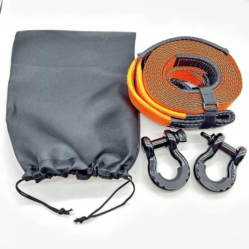 Es10069 4 In X 30ft 4wd 4x4 Recovery Snatch Strap Towing Strap For Offroad