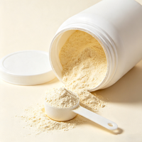 Bubuk Protein Ragi Vegan 80% Kemurnian Tinggi Fermentasi Lengkap Saccharomyces Cerevisiae Alternatif Protein Whey dalam Kemasan Drum